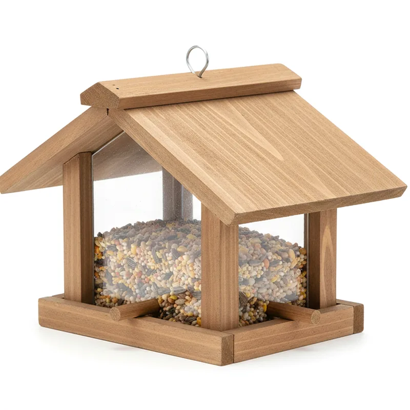 Gray Bunny hopper bird feeder image 2