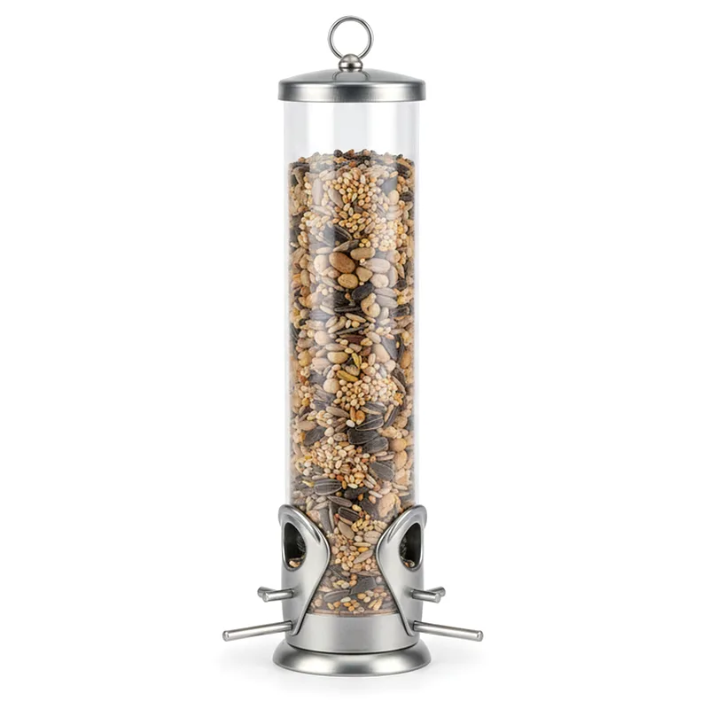 Songbird Essentials recycled tube bird feeder image 2